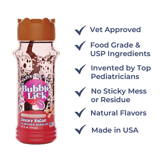 Peanut Butter Swirl Pets BubbleLick Bubbles