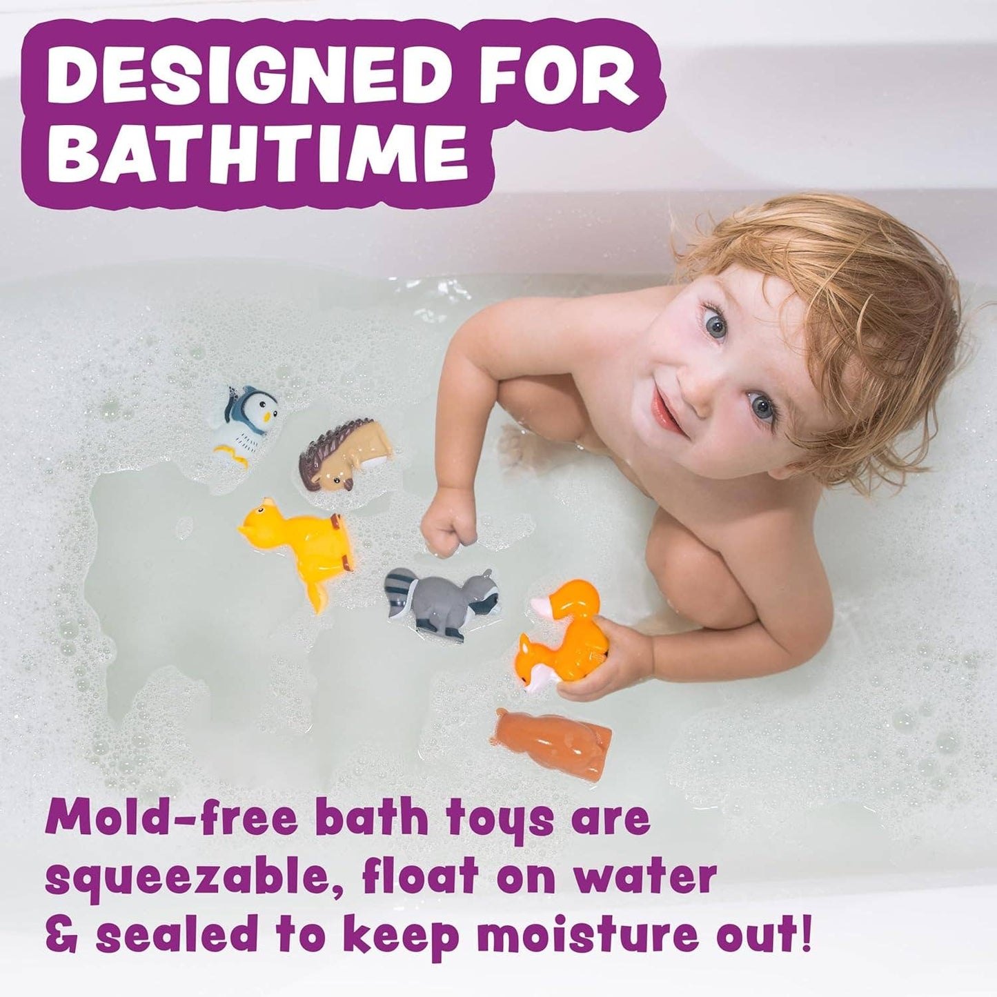 Woodland Animal Bath Toys