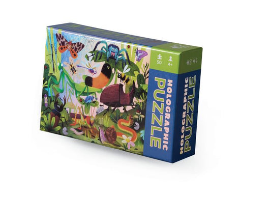 Backyard Bugs 50pc Holographic Puzzle