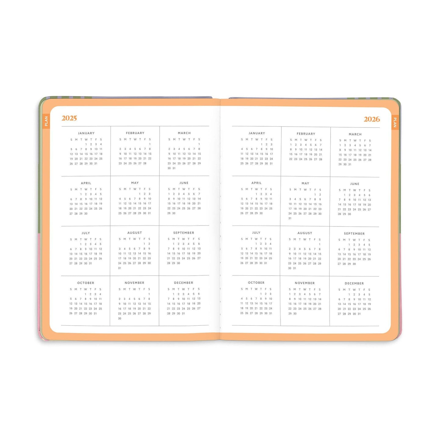 2026 Color Block Planner