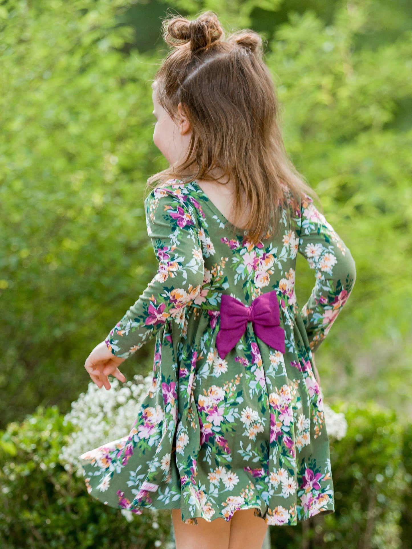 Enchanted Garden Knit Twirl Dress