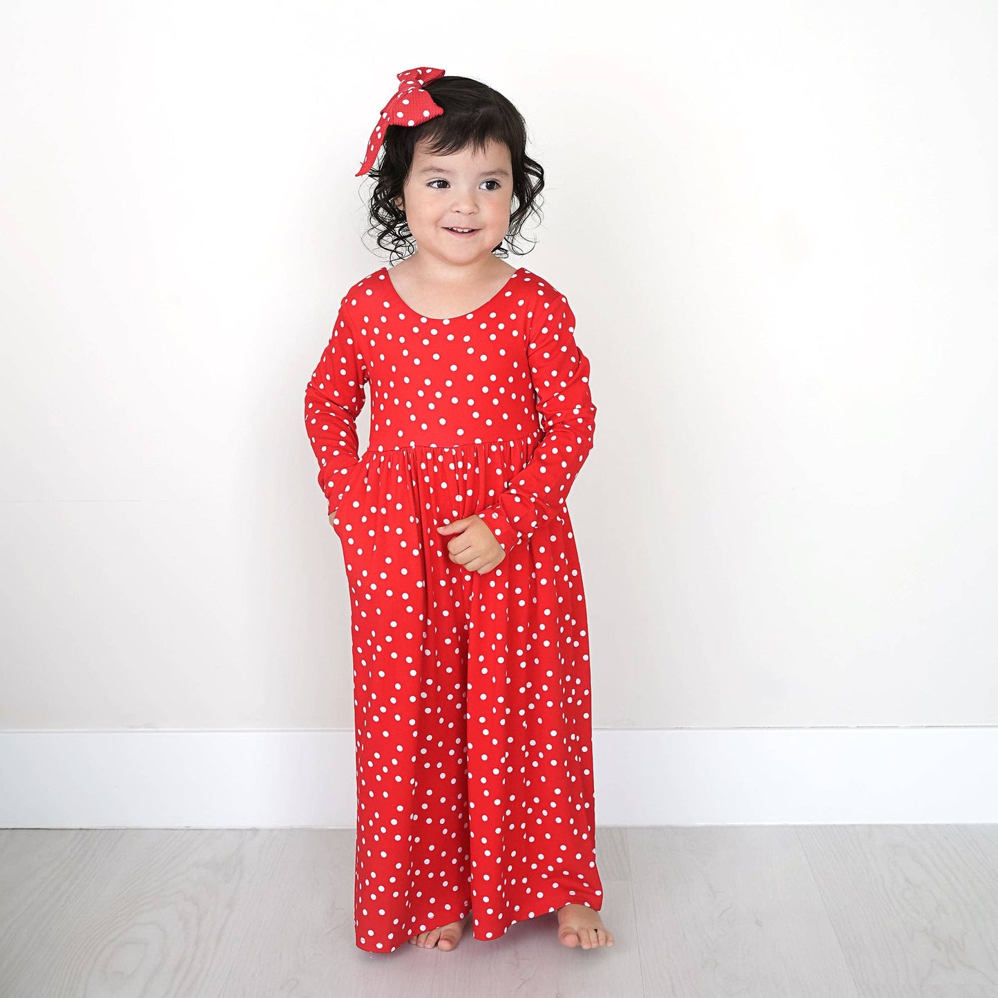 Ruby Dot Romper