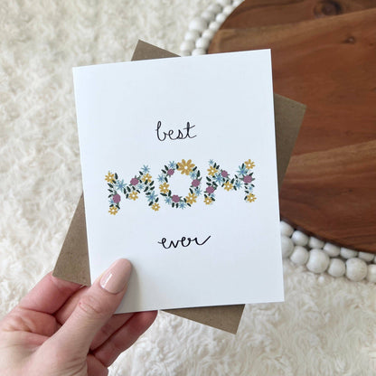 "Best Mom Ever" Card