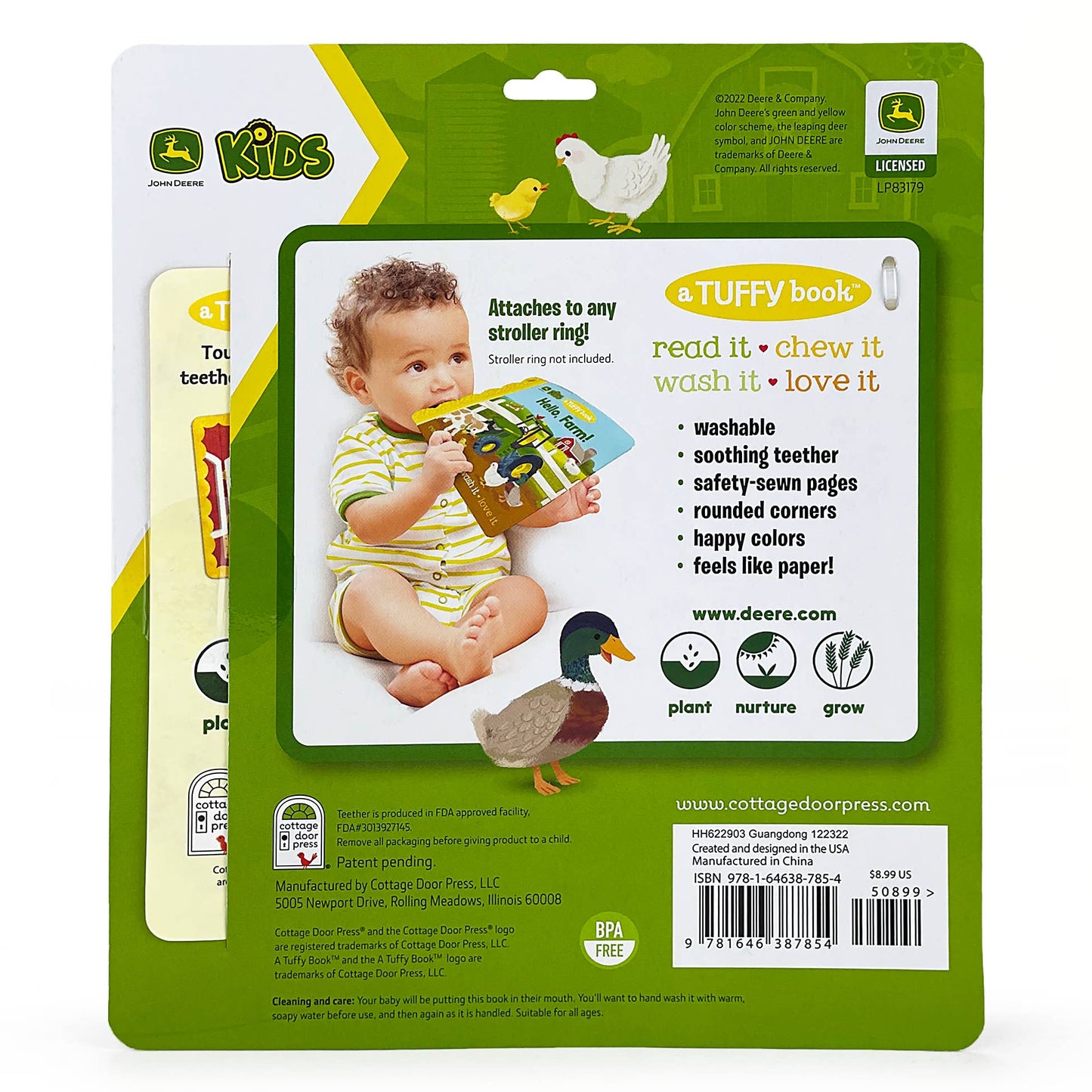 John Deere Kids Hello, Farm! Tuffy Book