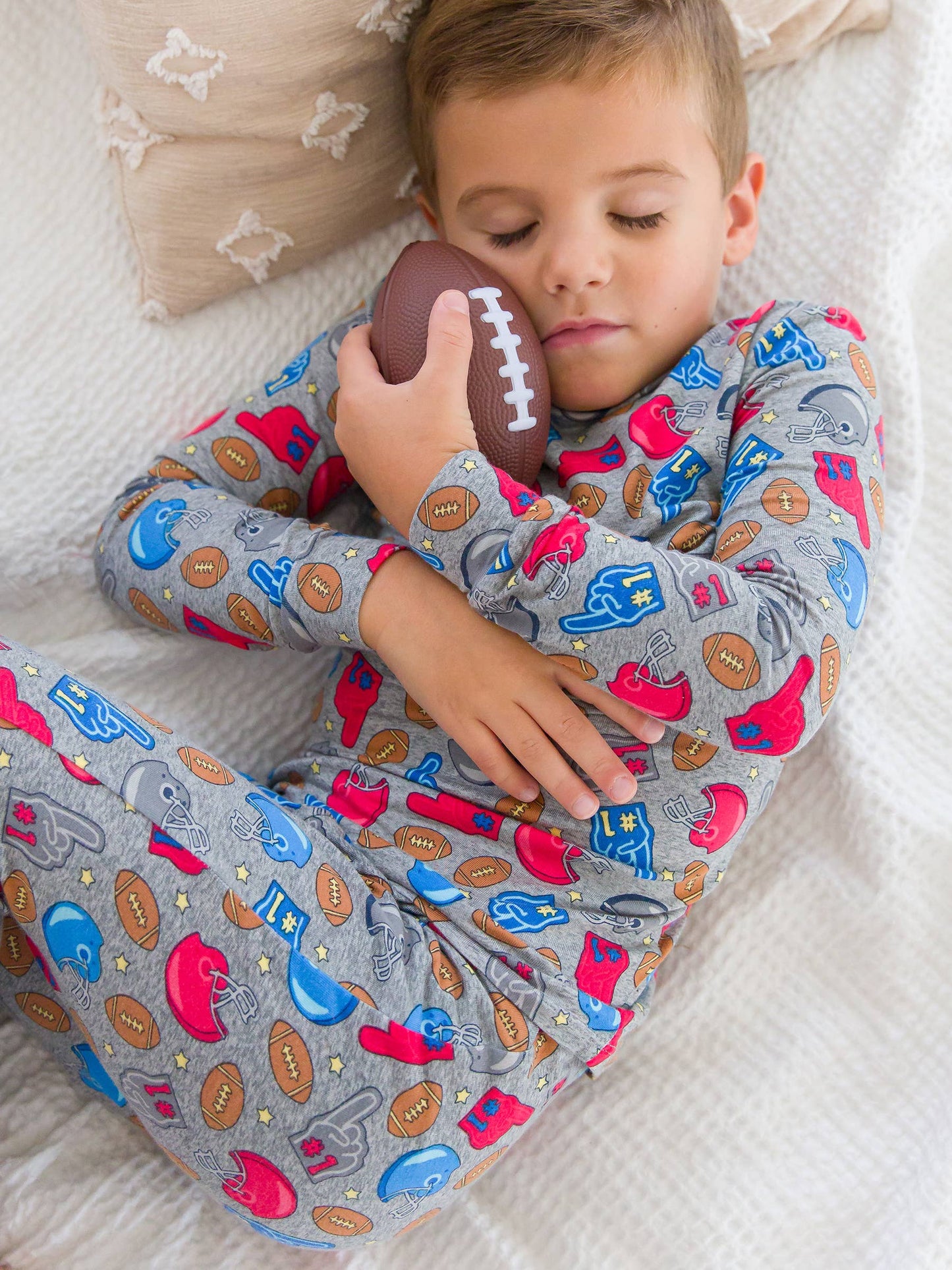 Game Day Football Bamboo Pajama Set