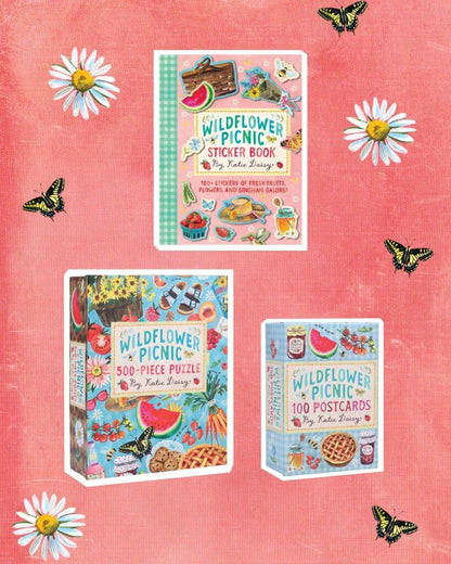 Wildflower Picnic Postcards