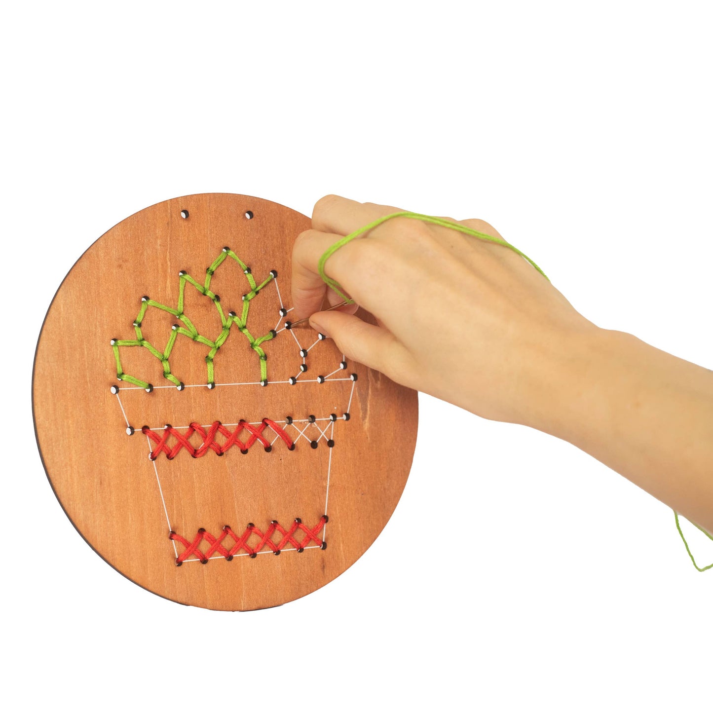 Plants Wooden Embroidery Kit