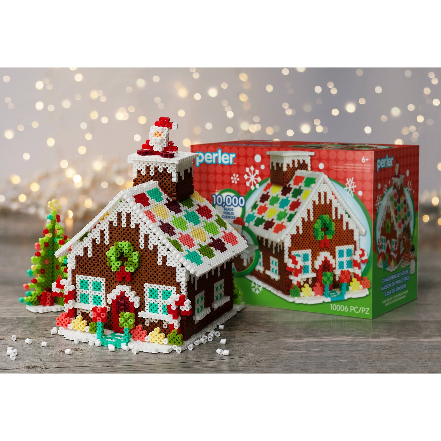 Gingerbread House Perler Bead Kit