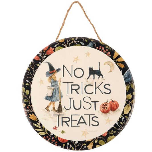No Tricks Just Treats Wall Decor