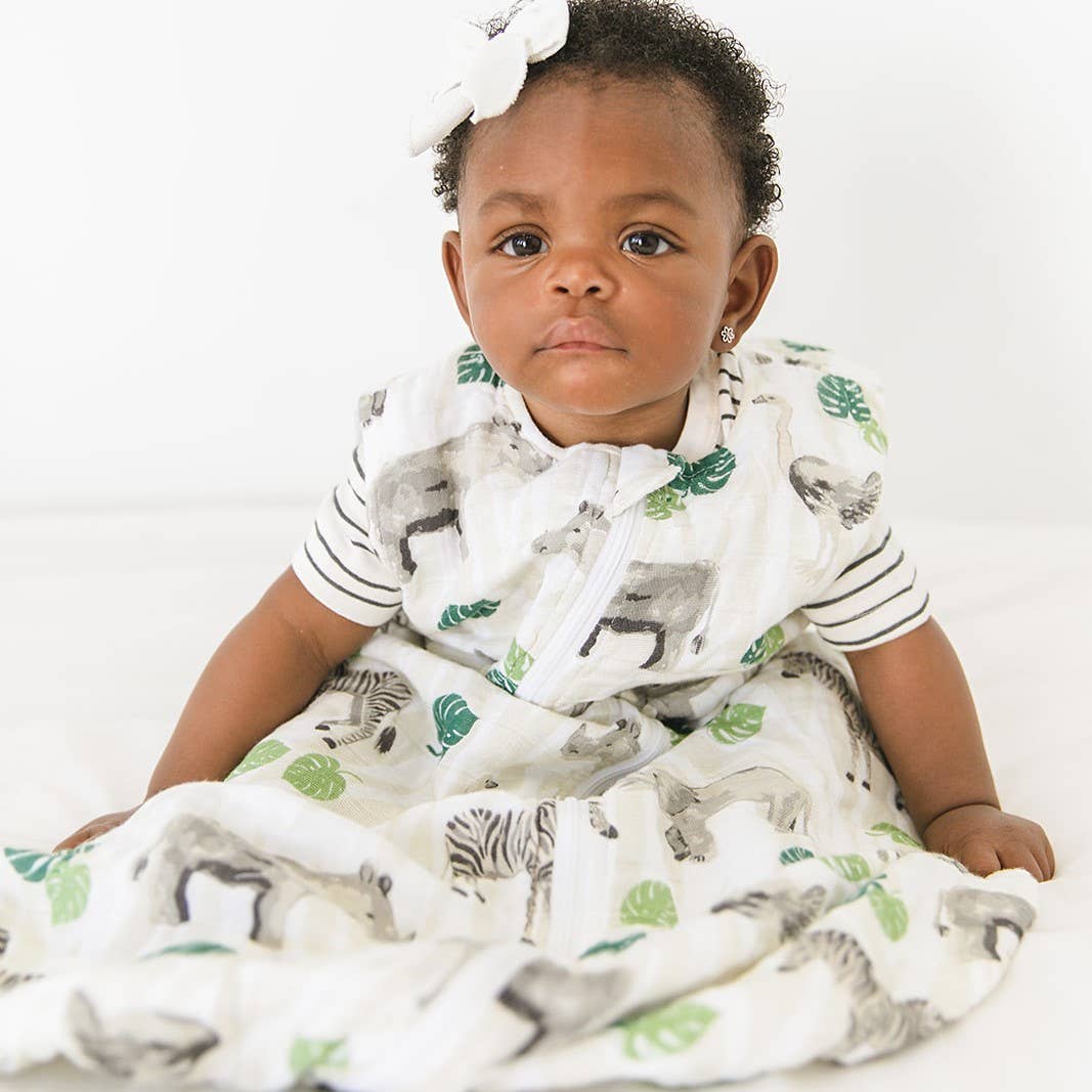 Jungle Muslin Sleeper 6-12M