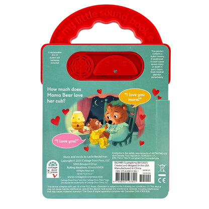 I Love You More – 3-Button Sound Board Book for Toddlers