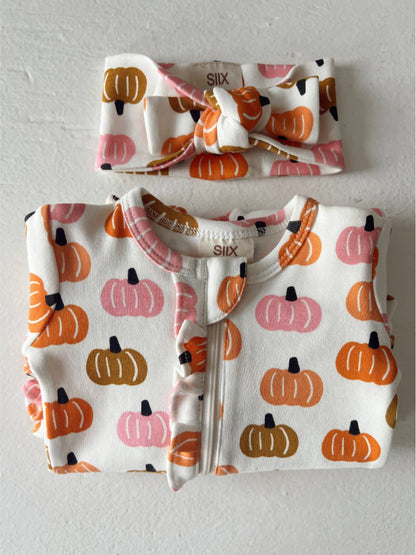 Pink Pumpkin Patch Bow