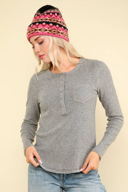 Soft Brushed knit top