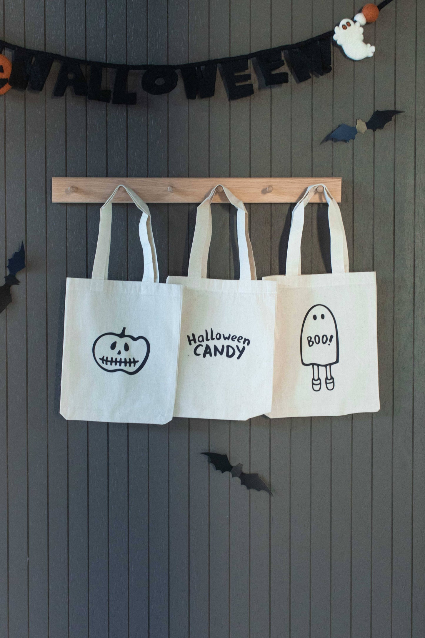 Halloween Trick or Treat Tote Bag