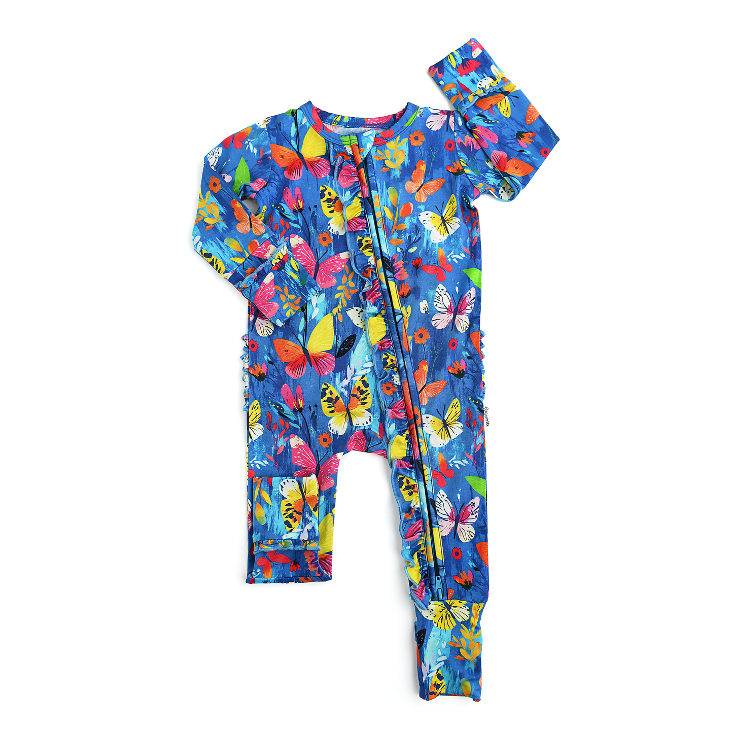 Aurora Butterfly Ruffle Zip