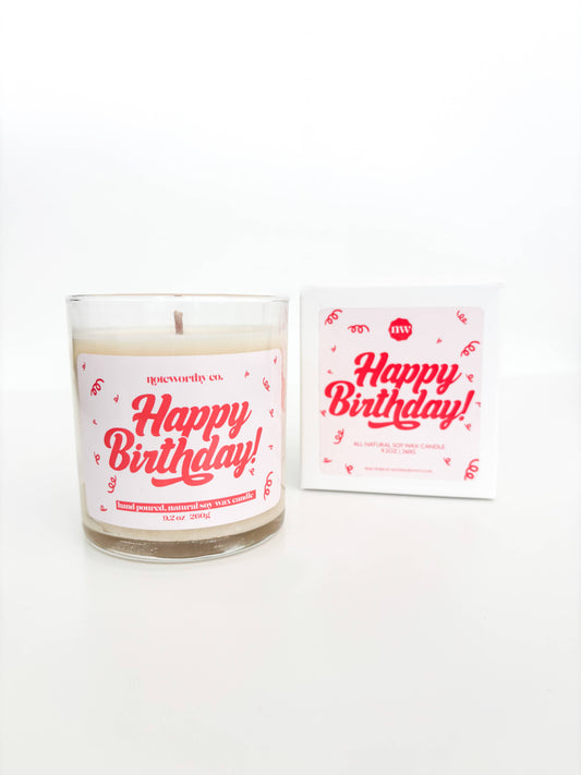 Birthday Cake Candle 9.2 Oz