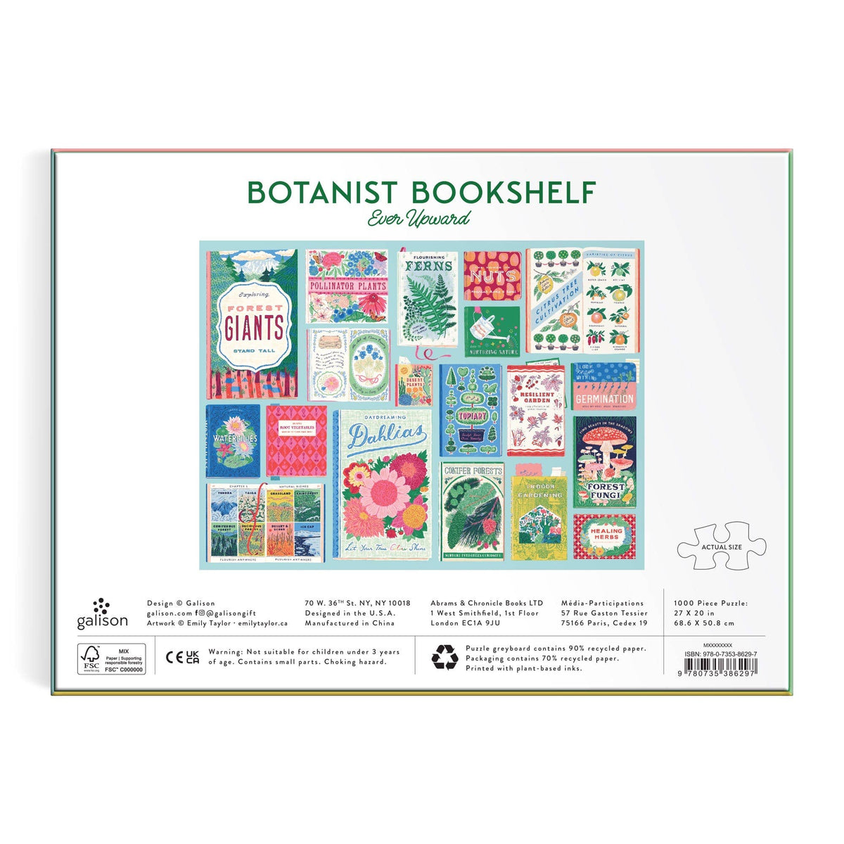 Botanist Bookshelf 1000 pc Puzzle