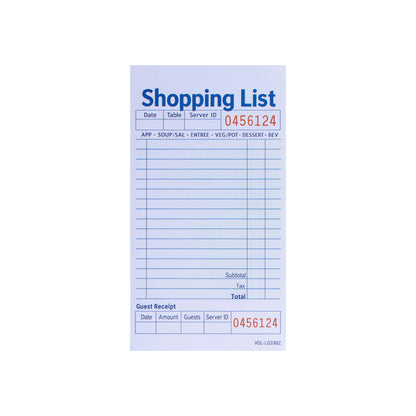 Check Please! Notepad