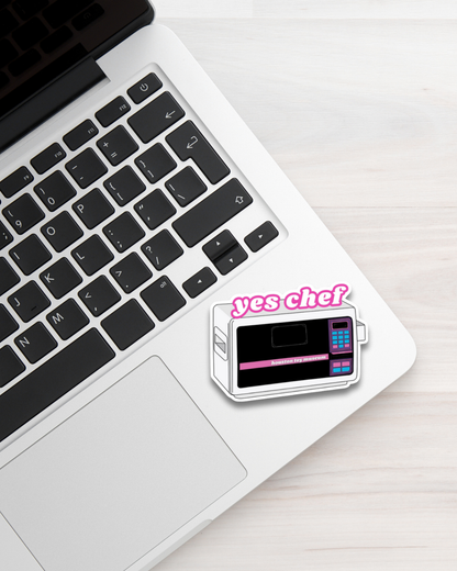 "Yes Chef" Easy Bake Oven Sticker