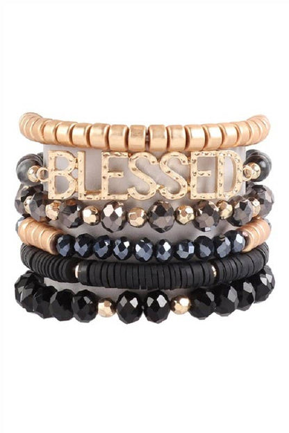LR BLESSED CHARM BEADED BRACELET