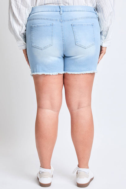 PL Frayed Hem Shorts