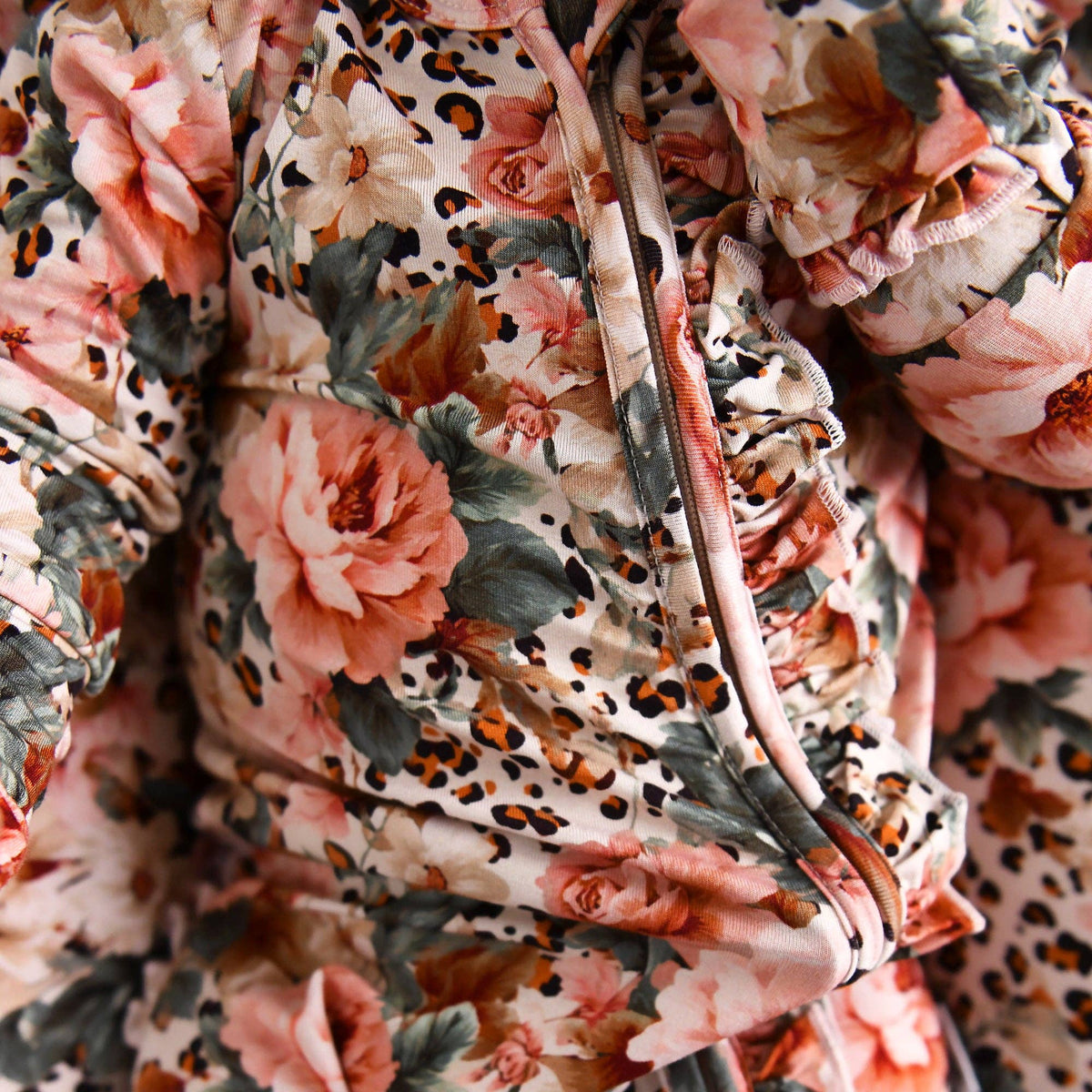 Laura Ruffle Zip