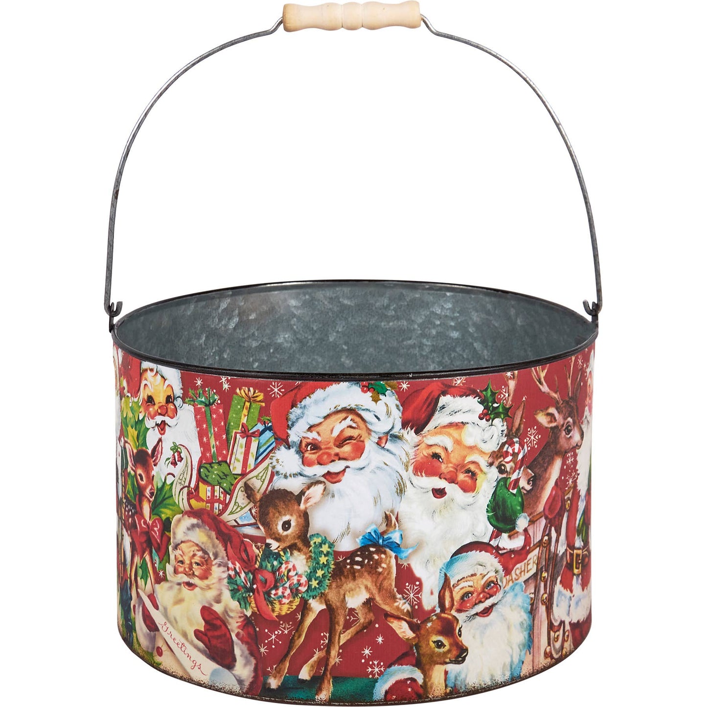 Retro Santa Bucket