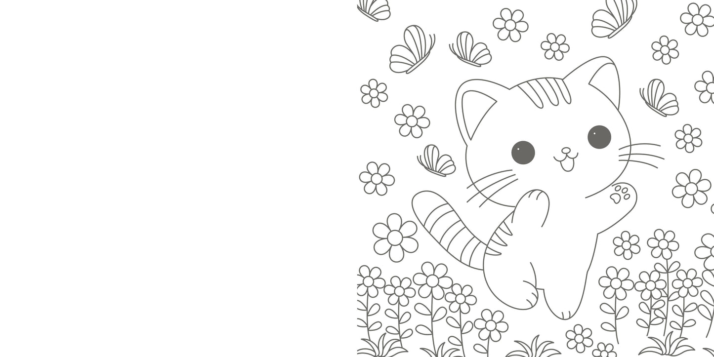 The Super-Cute Cozy Cat Coloring Book