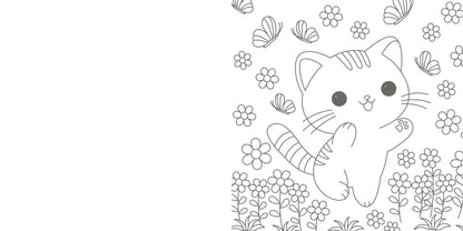 The Super-Cute Cozy Cat Coloring Book