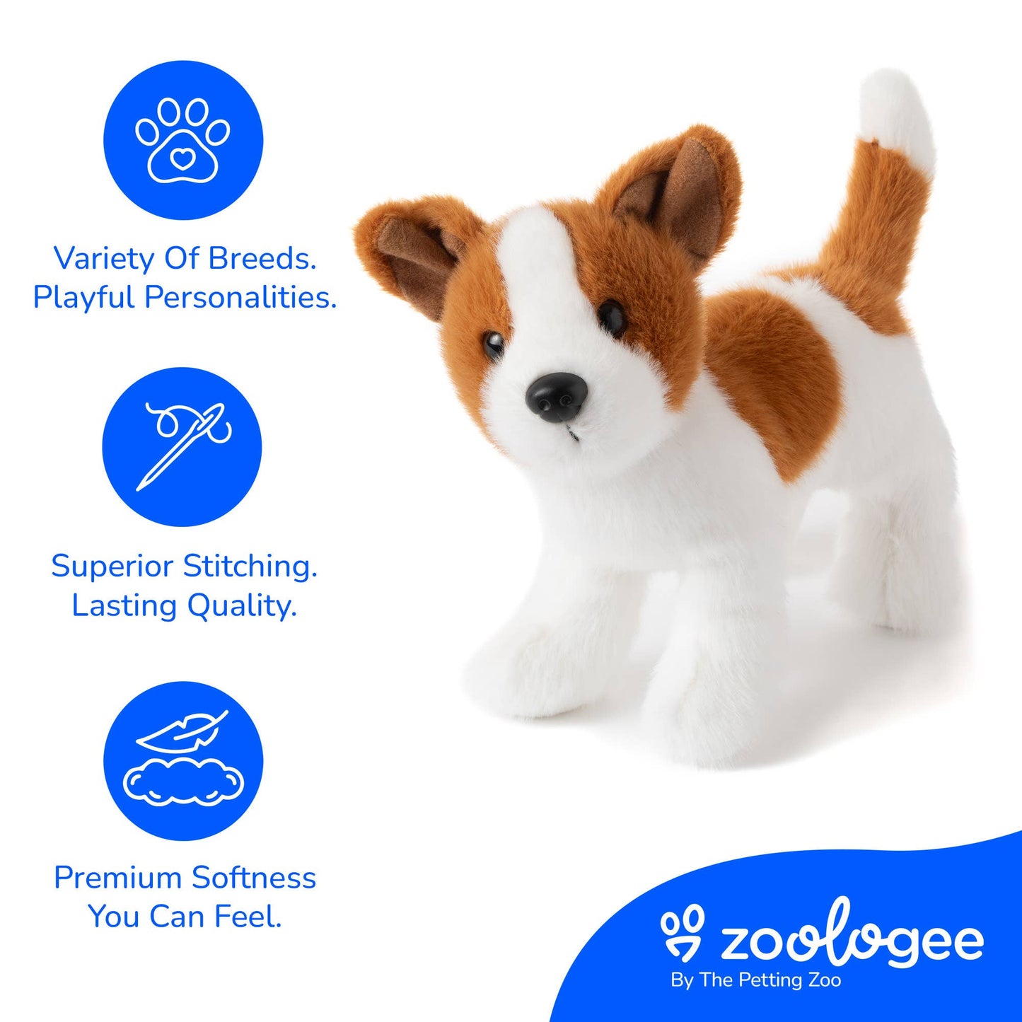 Jack Russel Terrier Dog 8"
