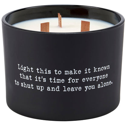 Alone Time Poetry Candle