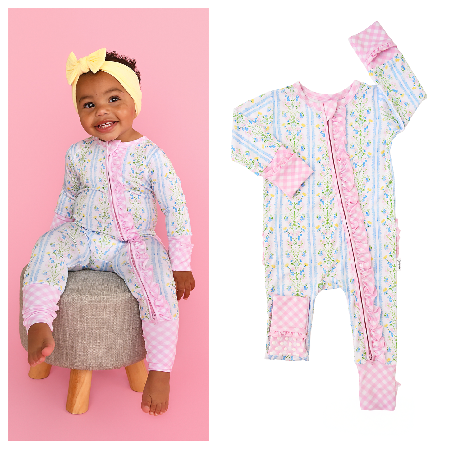 Nora Ruffle Zip