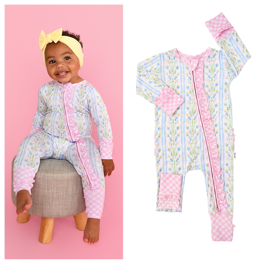 Nora Ruffle Zip