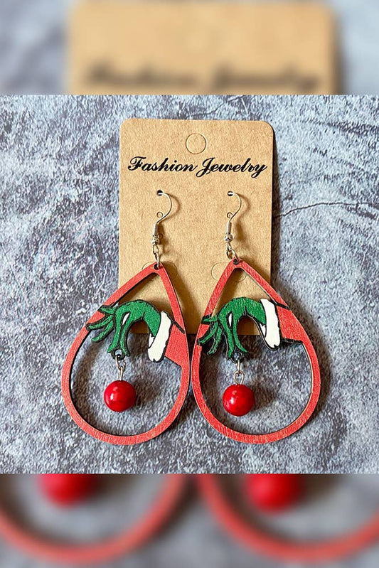 Grinch Dangle Earrings