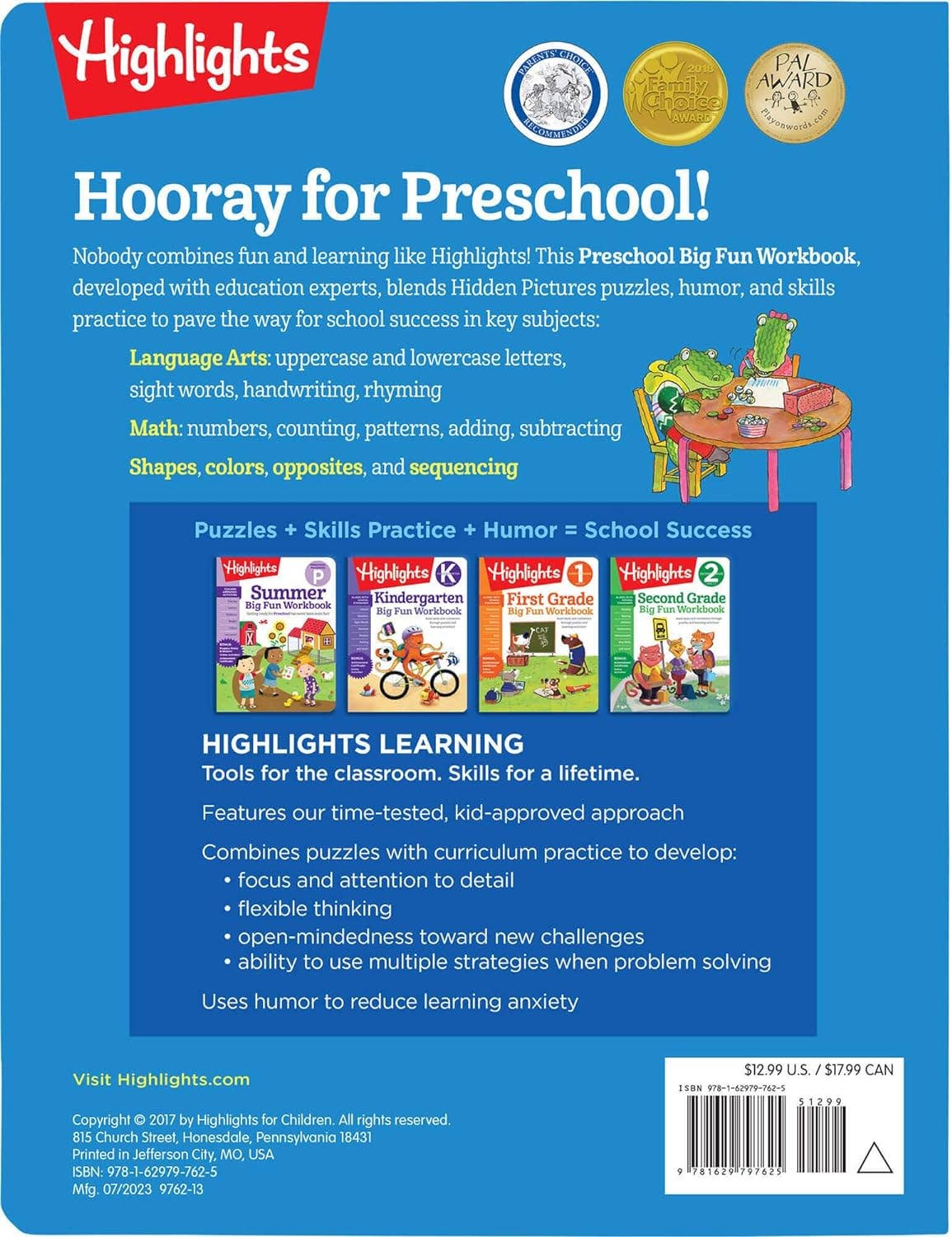 Preschool Big Fun Workbook