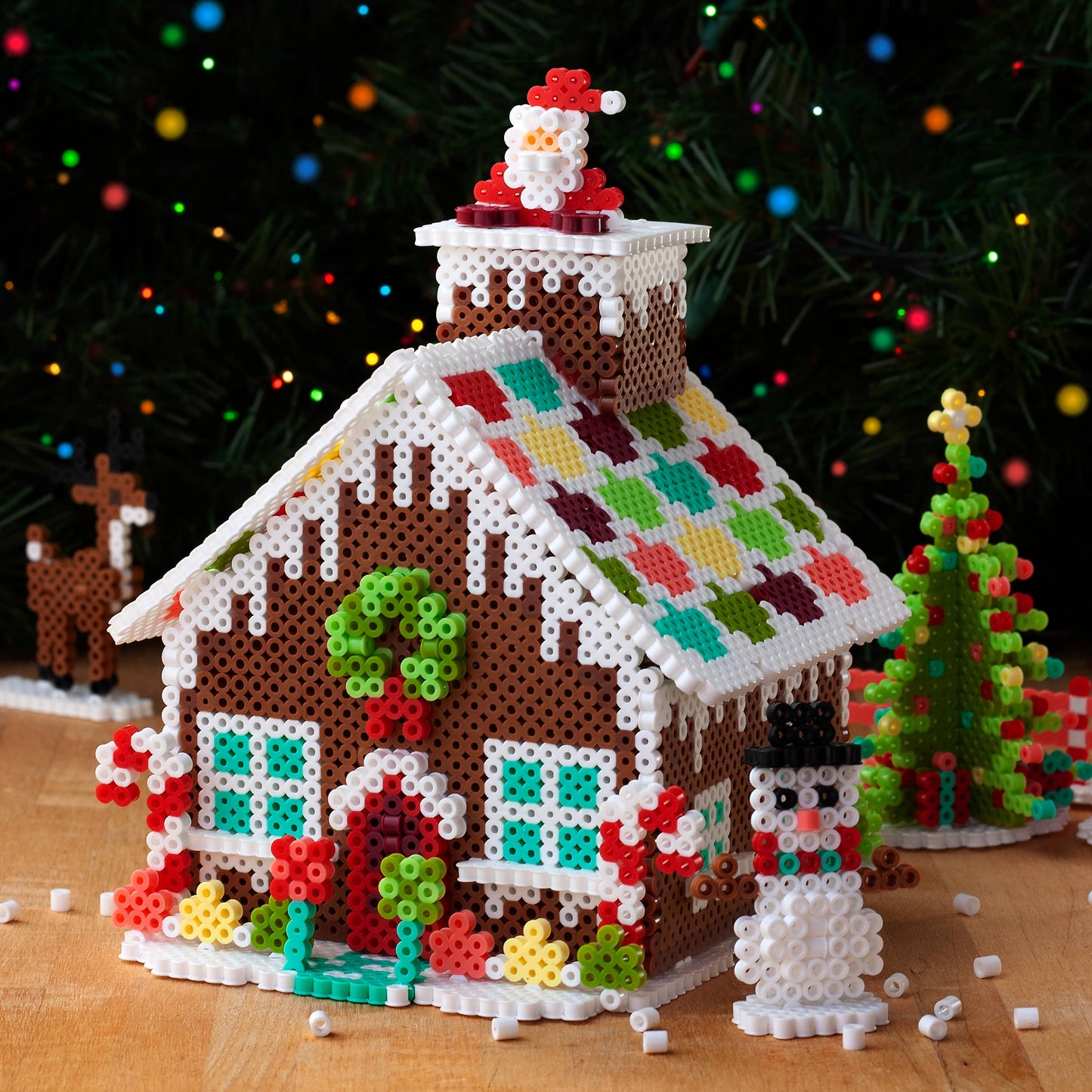 Gingerbread House Perler Bead Kit