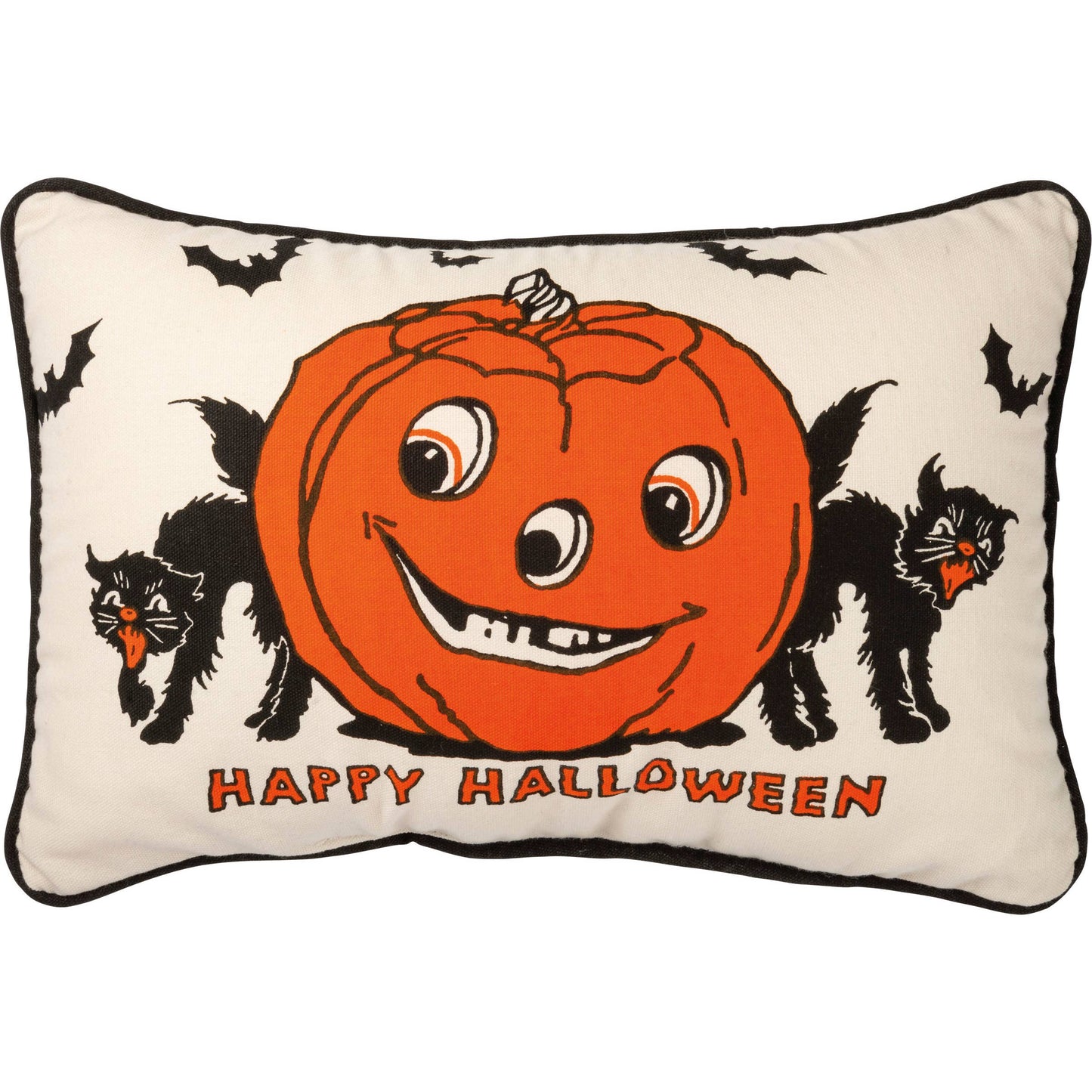 Vintage Happy Halloween Pillow