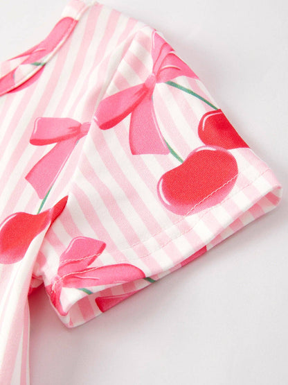 Cherry Stripe Dress