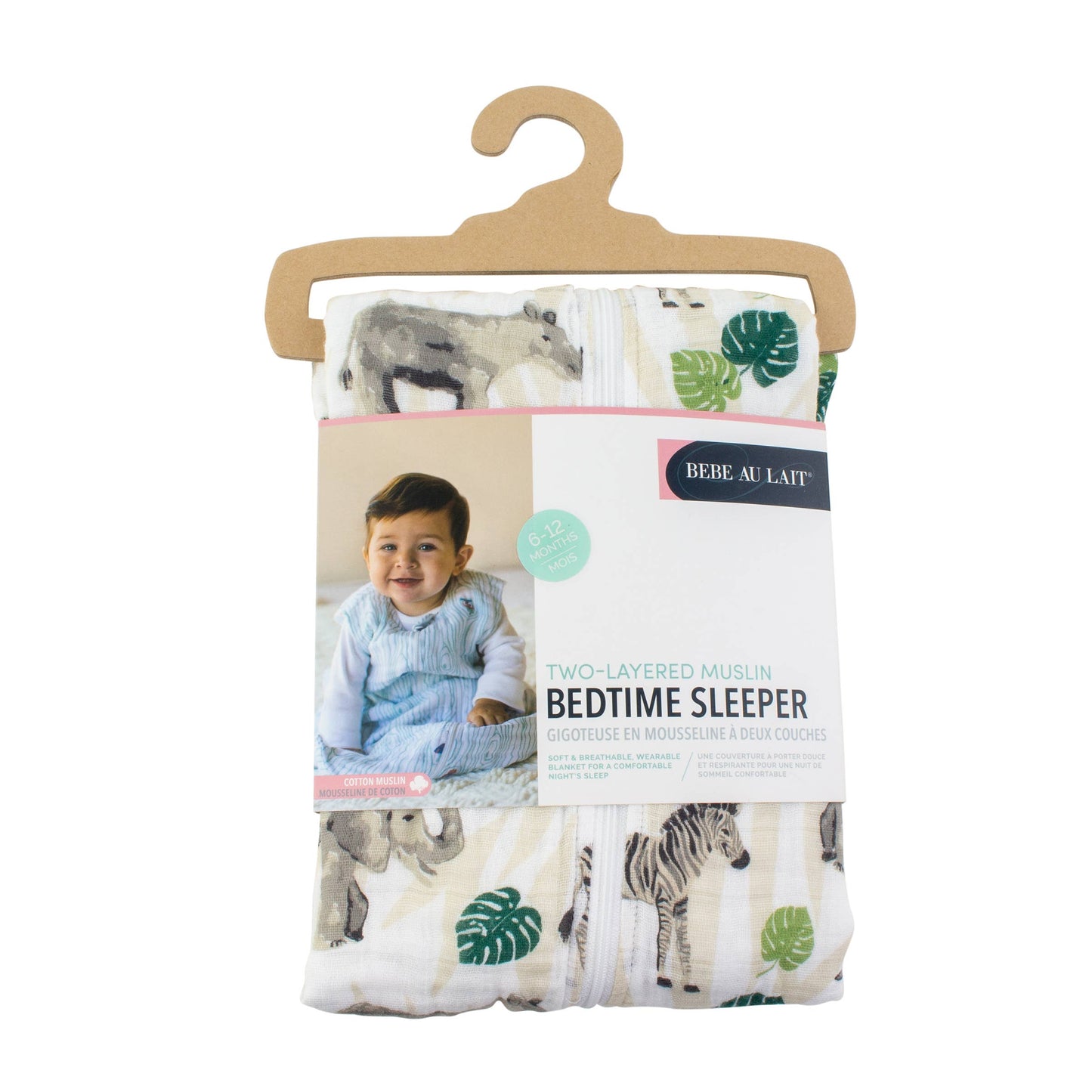 Jungle Muslin Sleeper 6-12M
