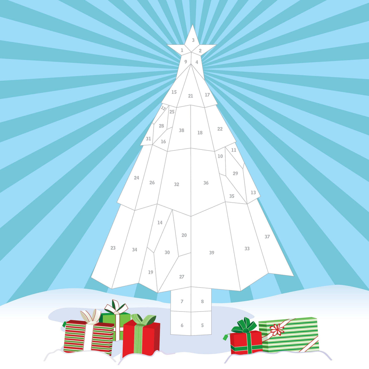 Christmas Paint by Sticker Kids