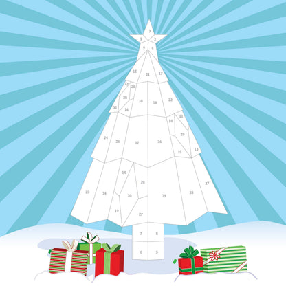 Christmas Paint by Sticker Kids