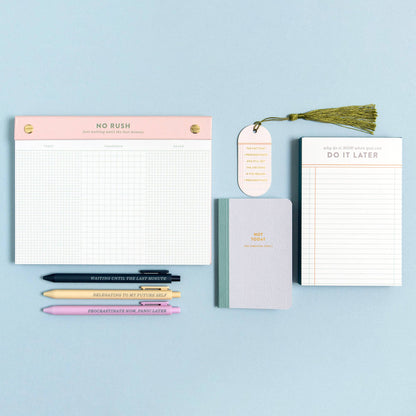 The Procrastinator Pen Set
