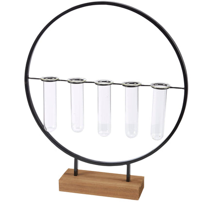 Five Stemmed Test Tube Vase