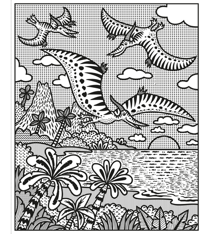 Dinosaurs Magic Painting Book