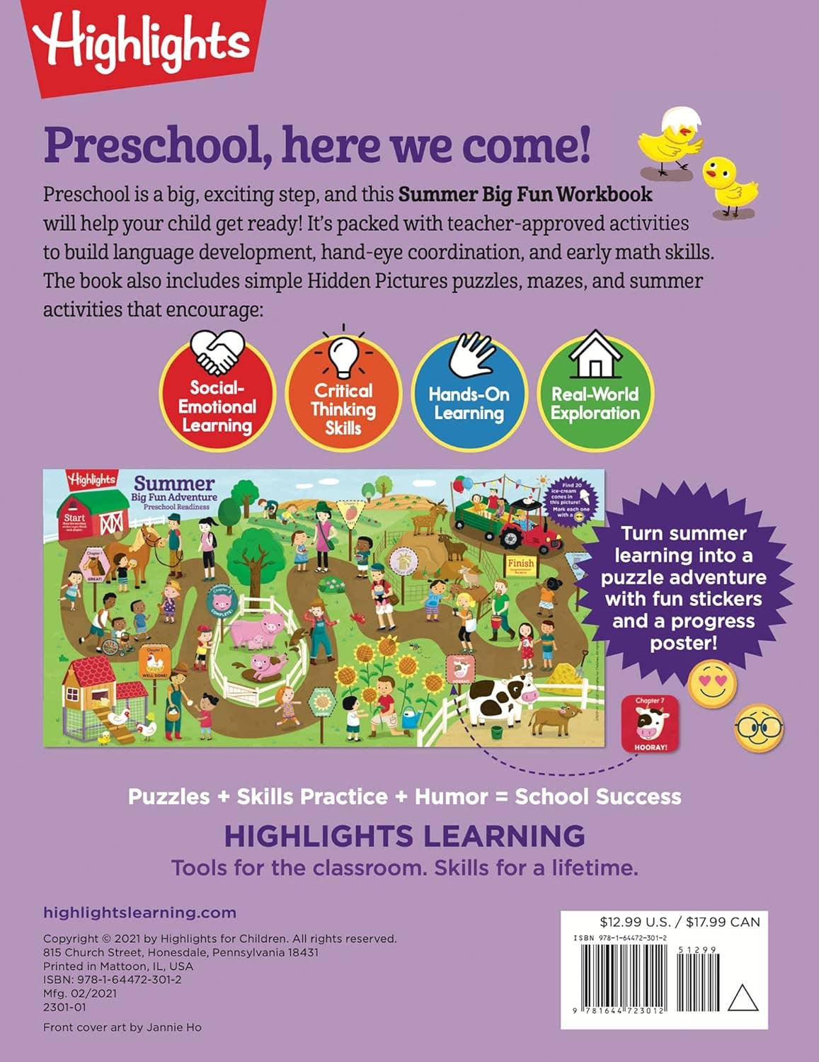 Preschool Readiness Summer Big Fun Workbook
