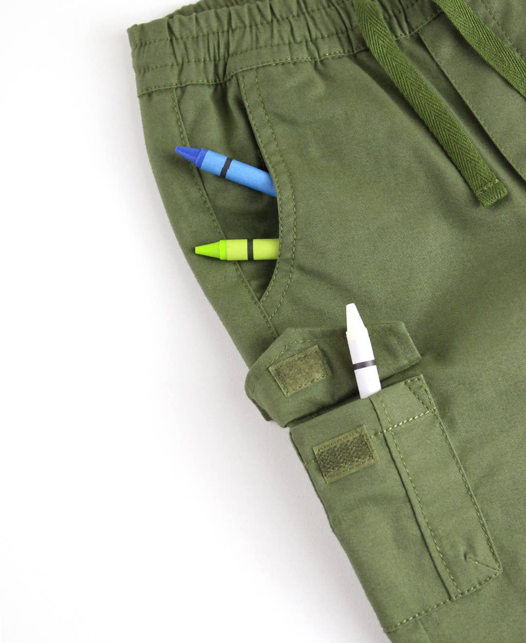 Dusty Olive Slim Cargo Joggers