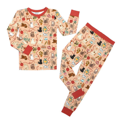 Cats Meow Toddler Bamboo Pajamas