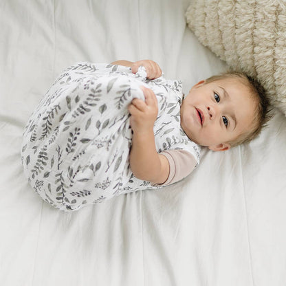 Leaves Muslin Sleeper - 6-12M