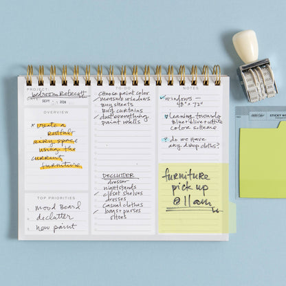 Greene - Tabbed Transparent Sticky Notes