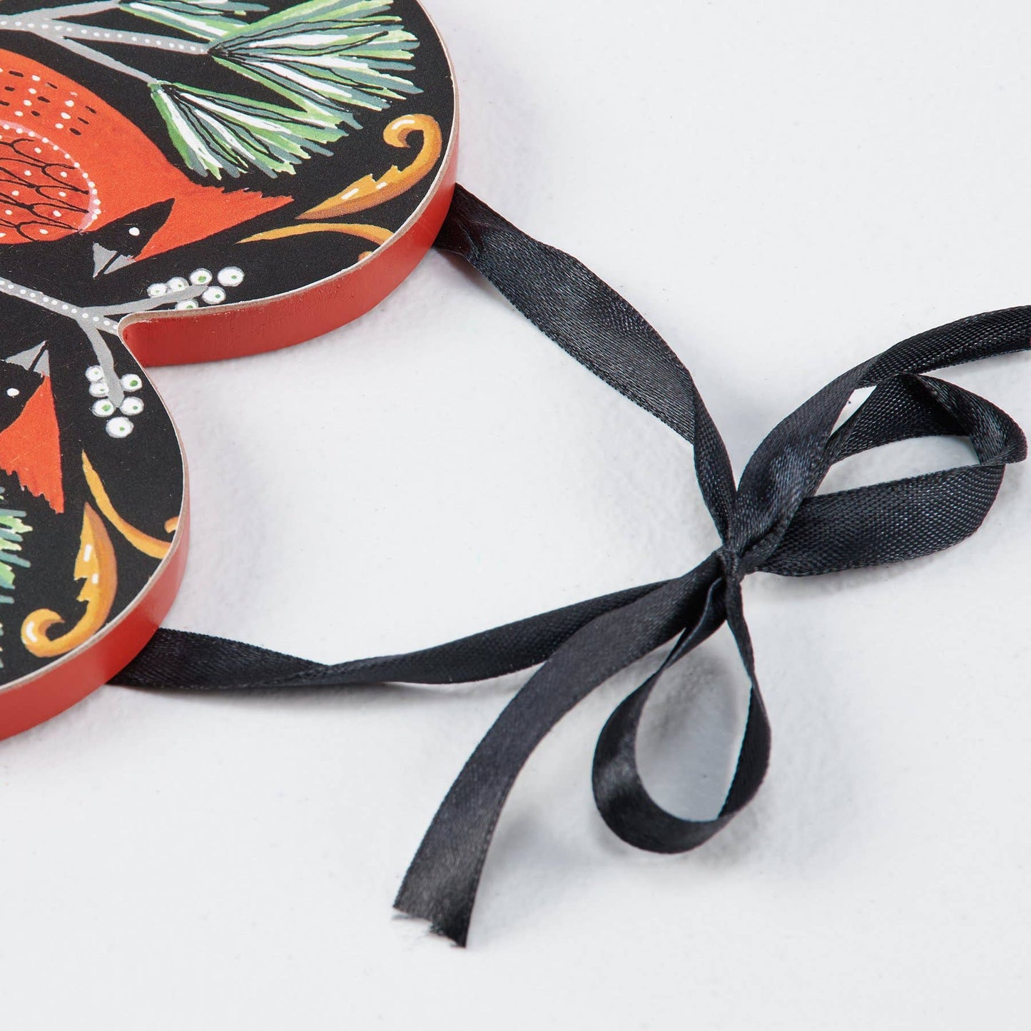 Heart Cardinal Ornament